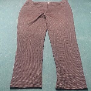 Kasper Black and White Dotted Trousers